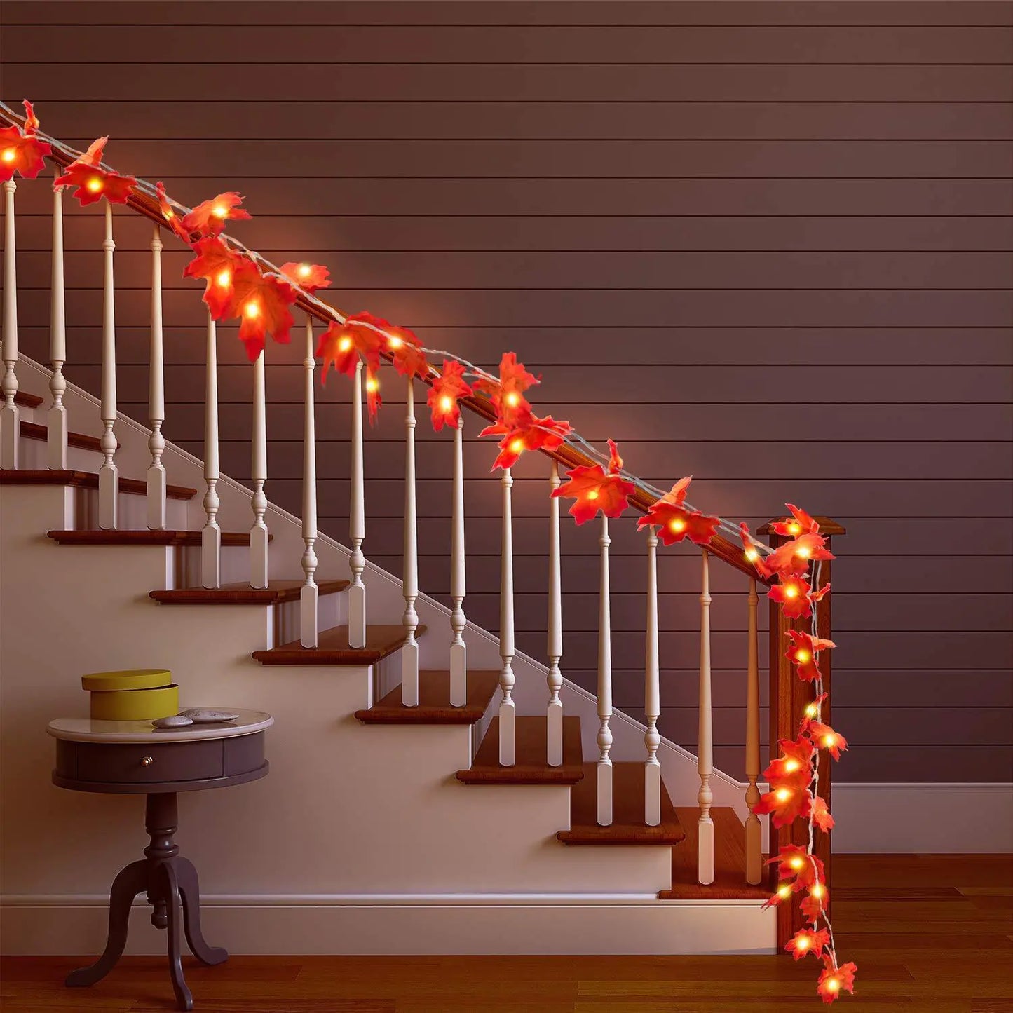 Maple Leaf LED Garland