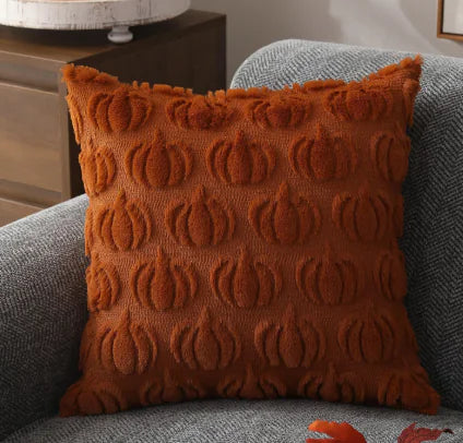 Festive Pumpkin Print Throws